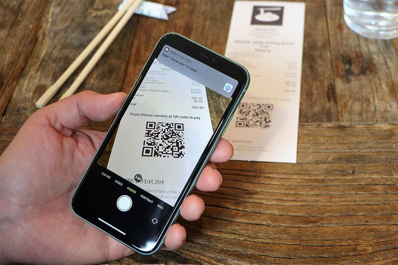 QR codes paper receipt